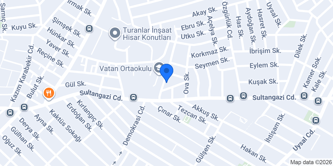 Zey Grup İnşaat konumu
