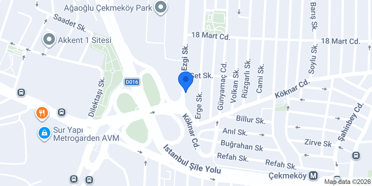 Esse otomatik kapı konumu