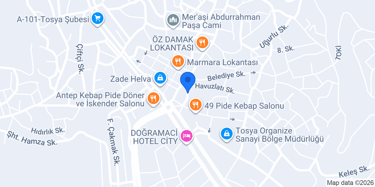 GÜNEŞ OPTİK konumu
