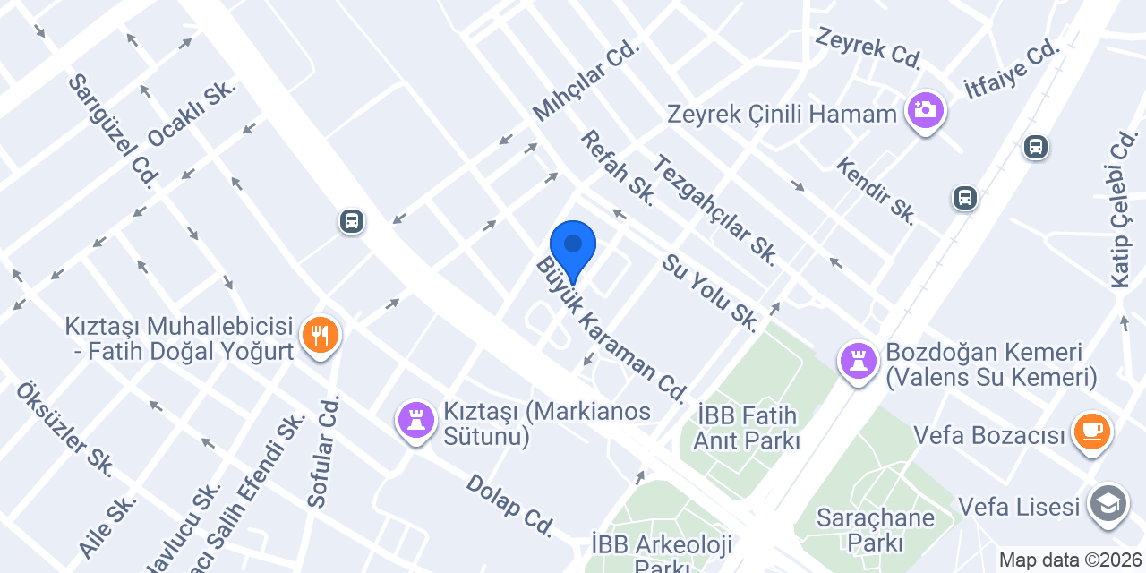 Dama Tekel Gida konumu