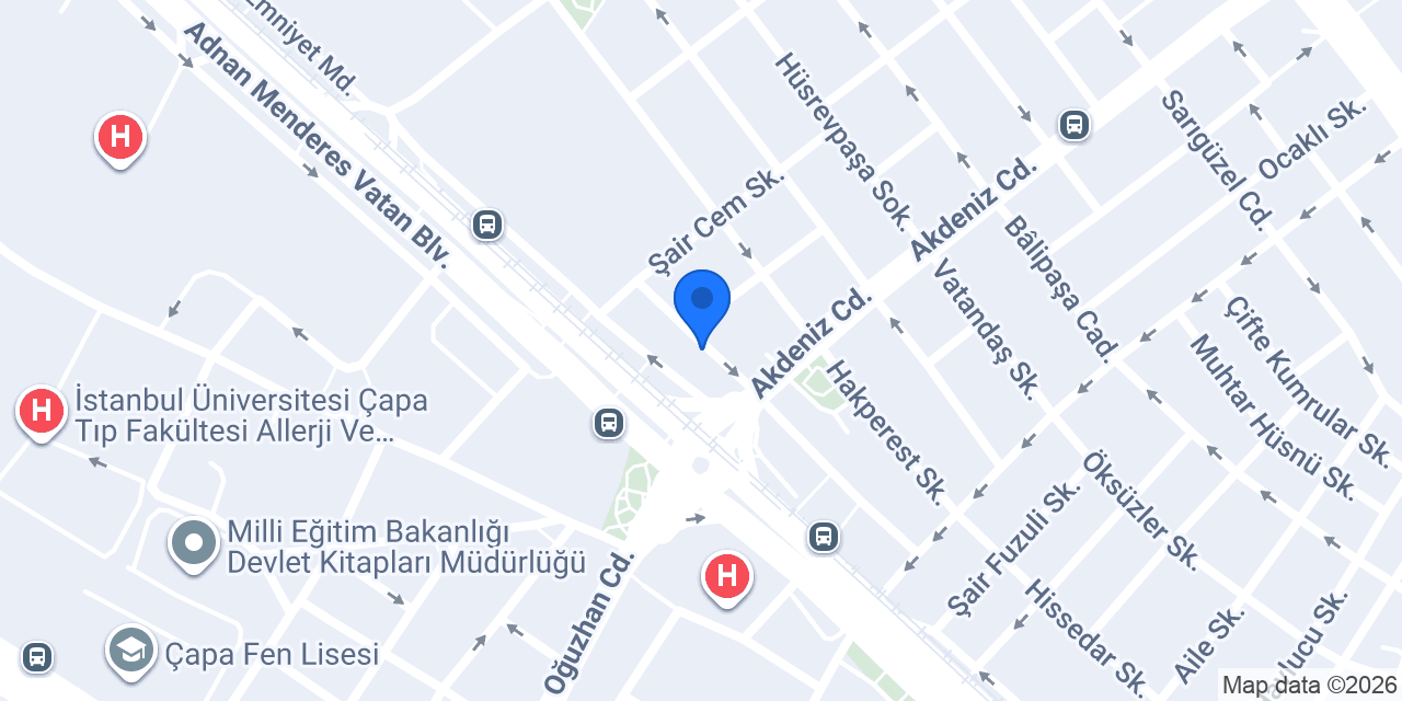 Modernista Diş Kliniği konumu
