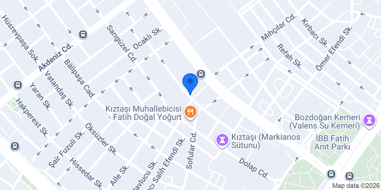 Tugra Hotel konumu