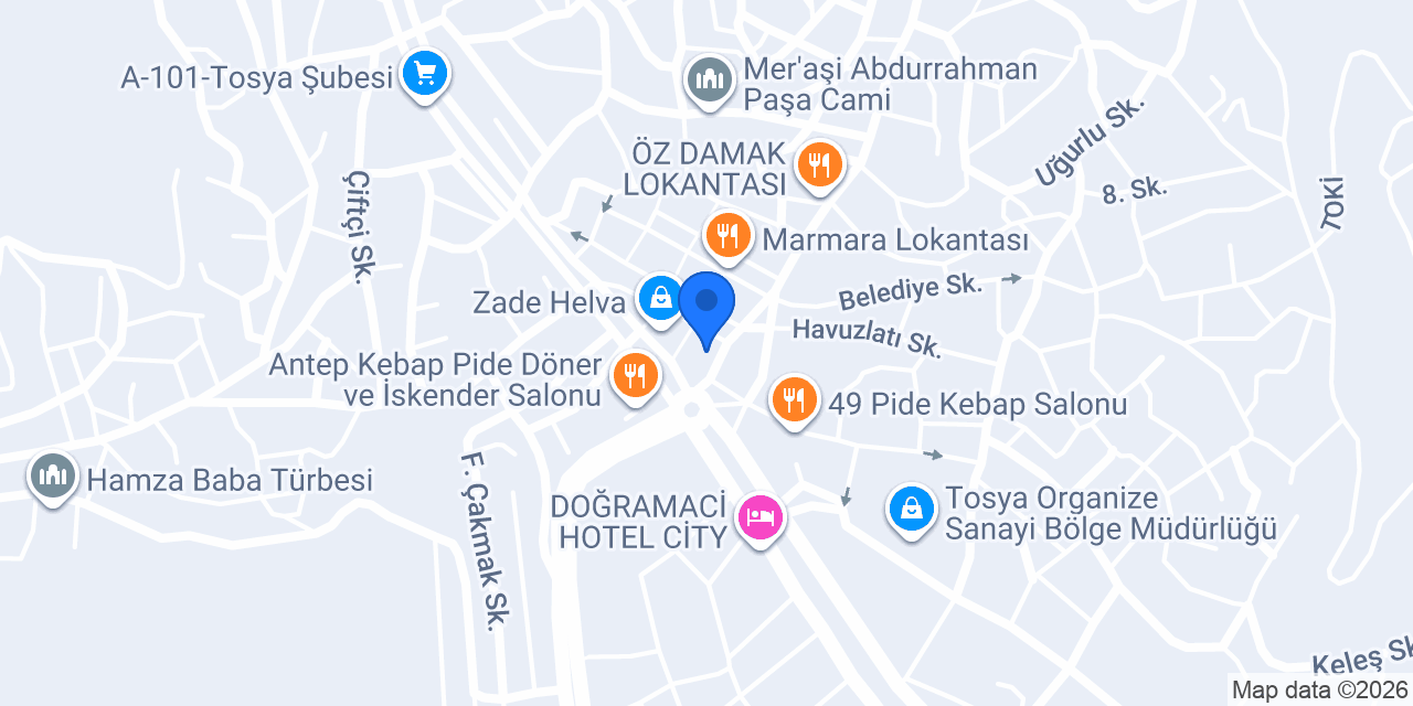 İmamoğlu Kırtasiye konumu