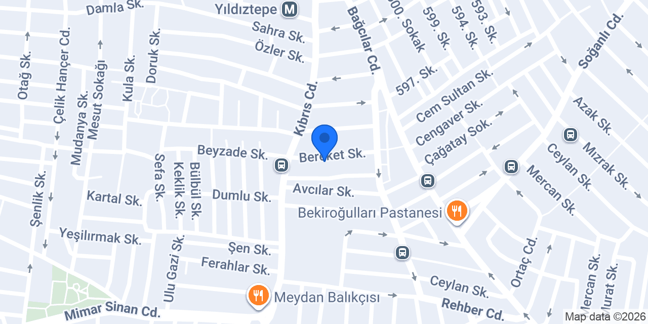 Iskın Elektrik konumu