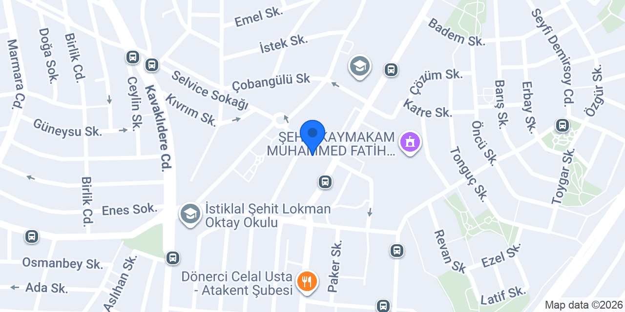 Egekent Büfeterya konumu