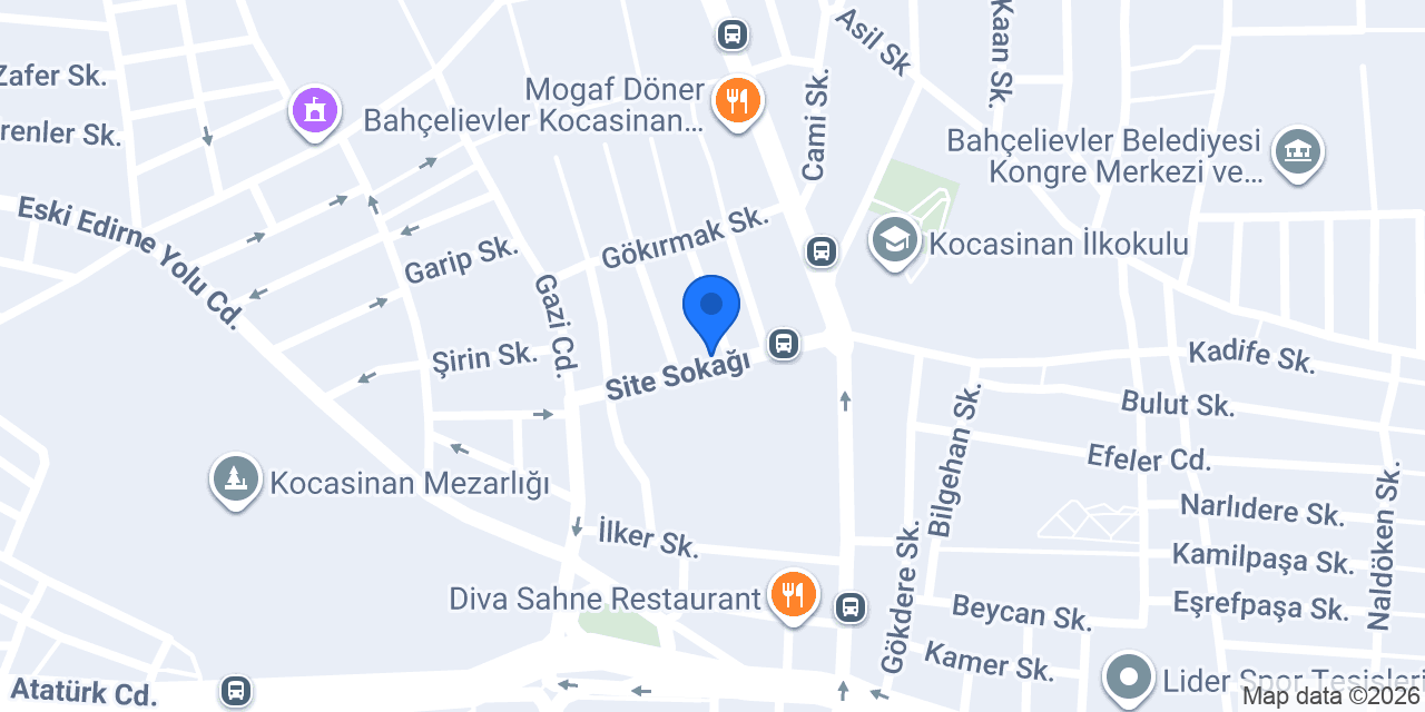 Erdemir Cam konumu