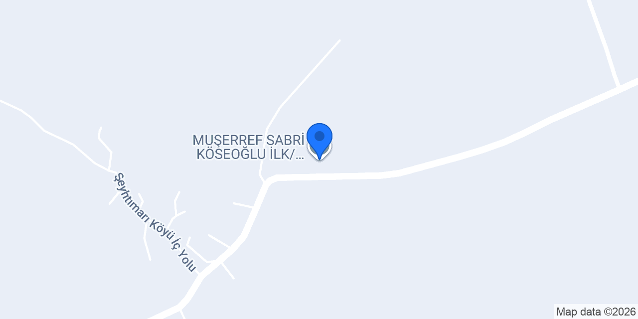 MUŞERREF SABRİ KÖSEOĞLU İLK/ORTAOKULU konumu