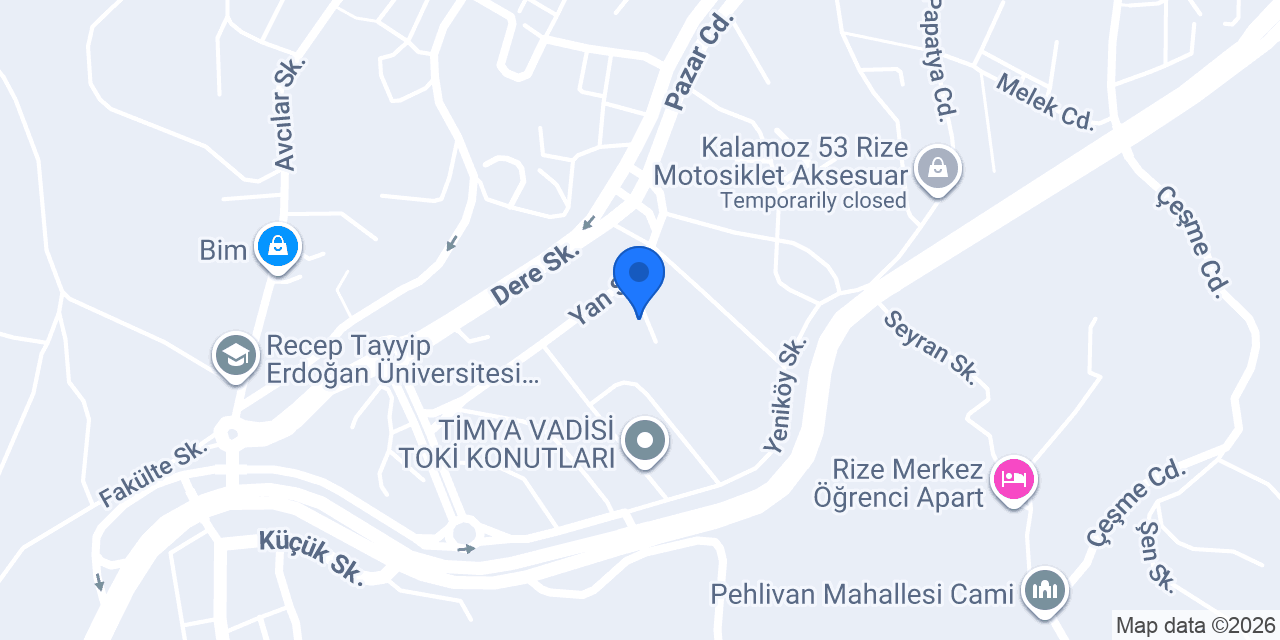 Rizem Pastanesi konumu