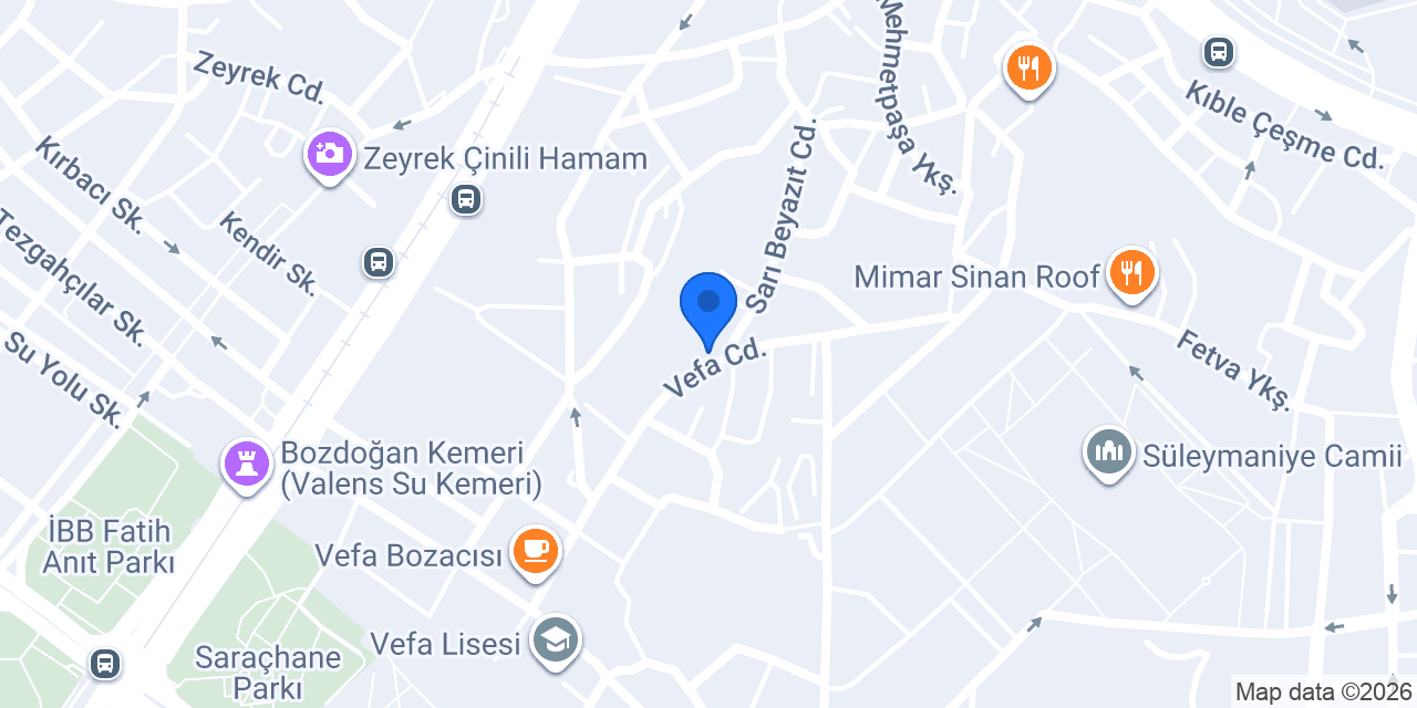 Atıf Efendi Kütüphanesi konumu