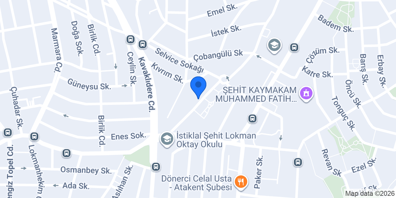 Tatlıbak Dudullu-4 Şubesi konumu