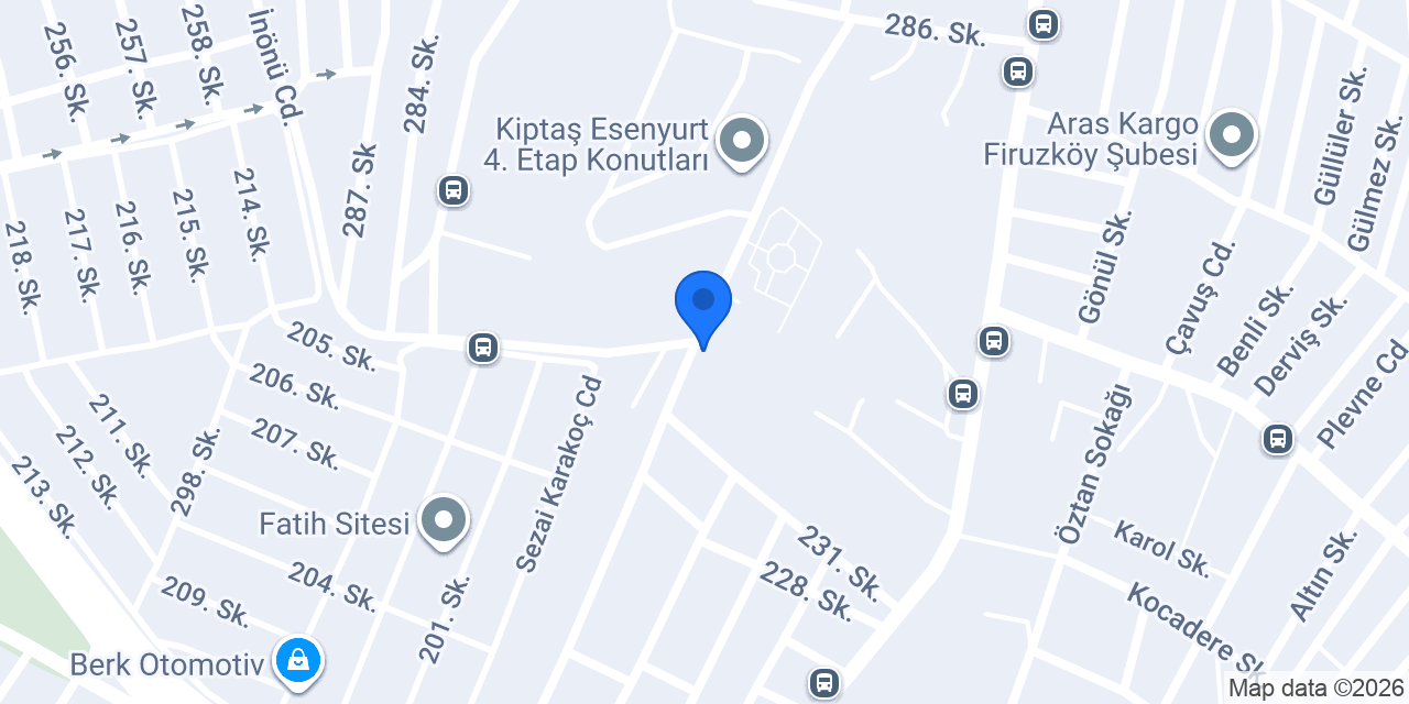 X TATLICILIK konumu