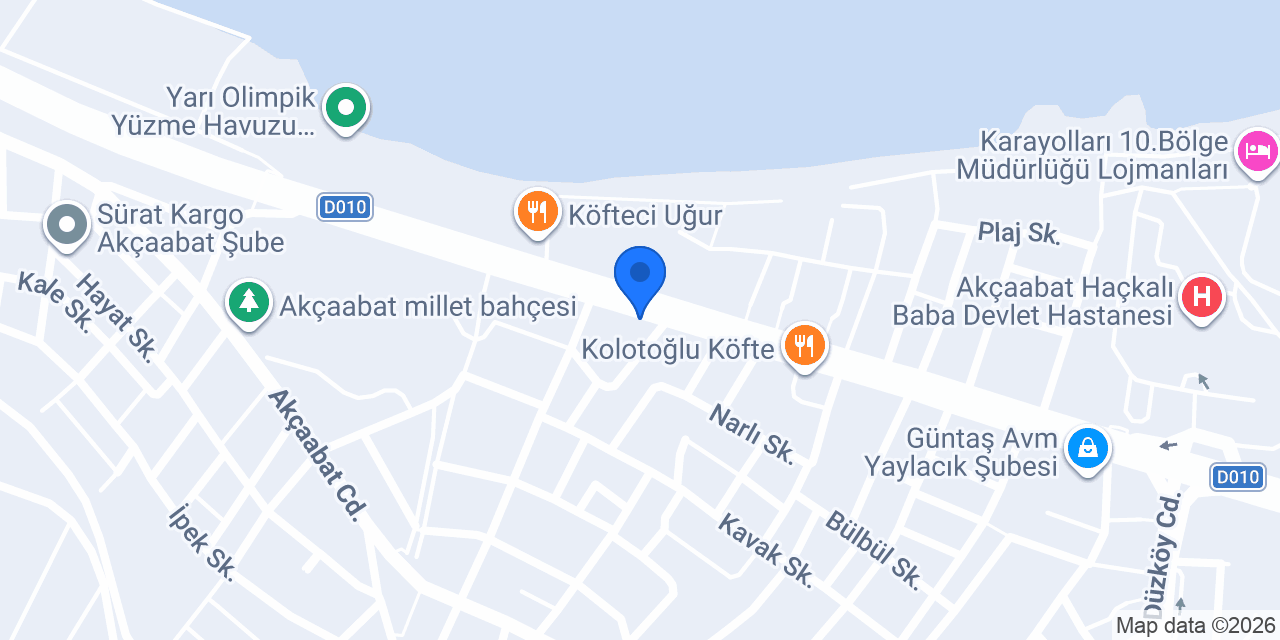 Trabzon FKM Mobilya konumu