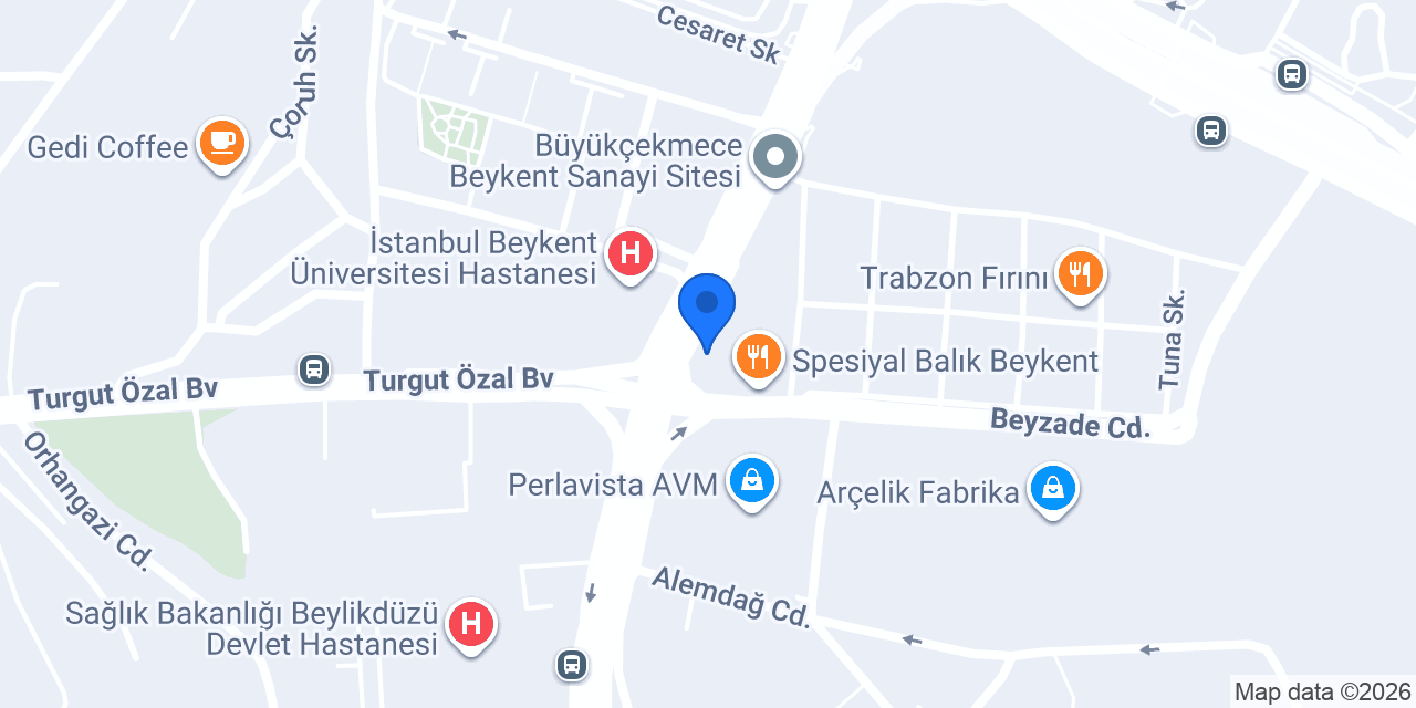 Tez Mimarlık konumu
