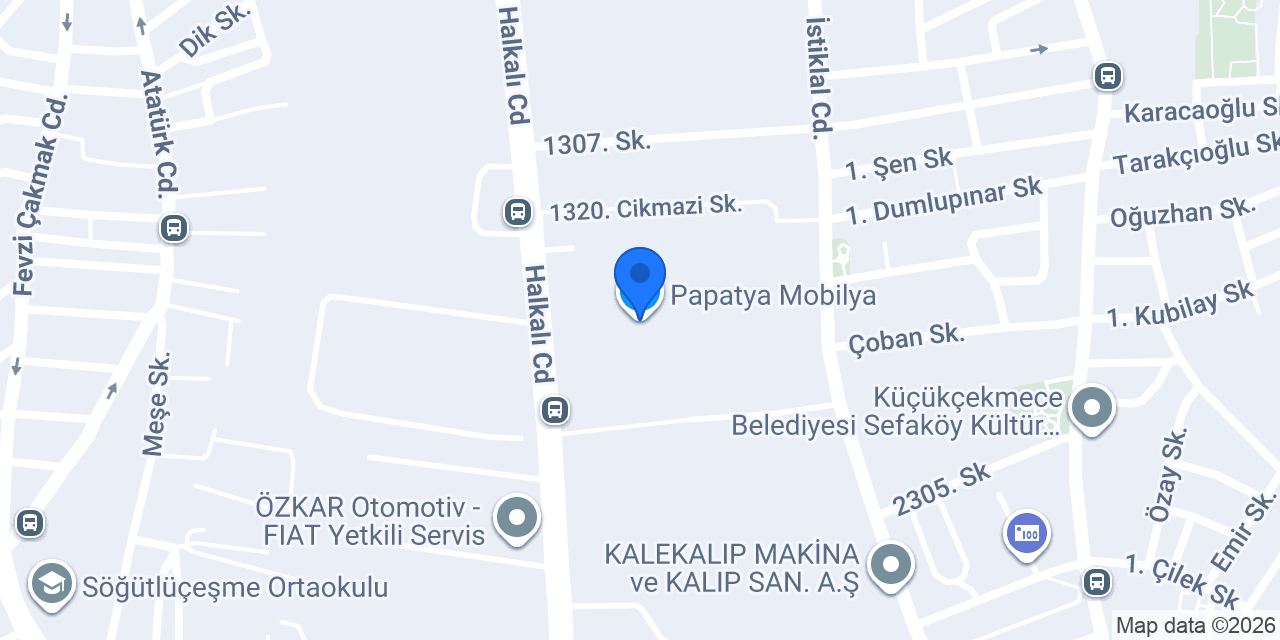 Papatya Mobilya konumu