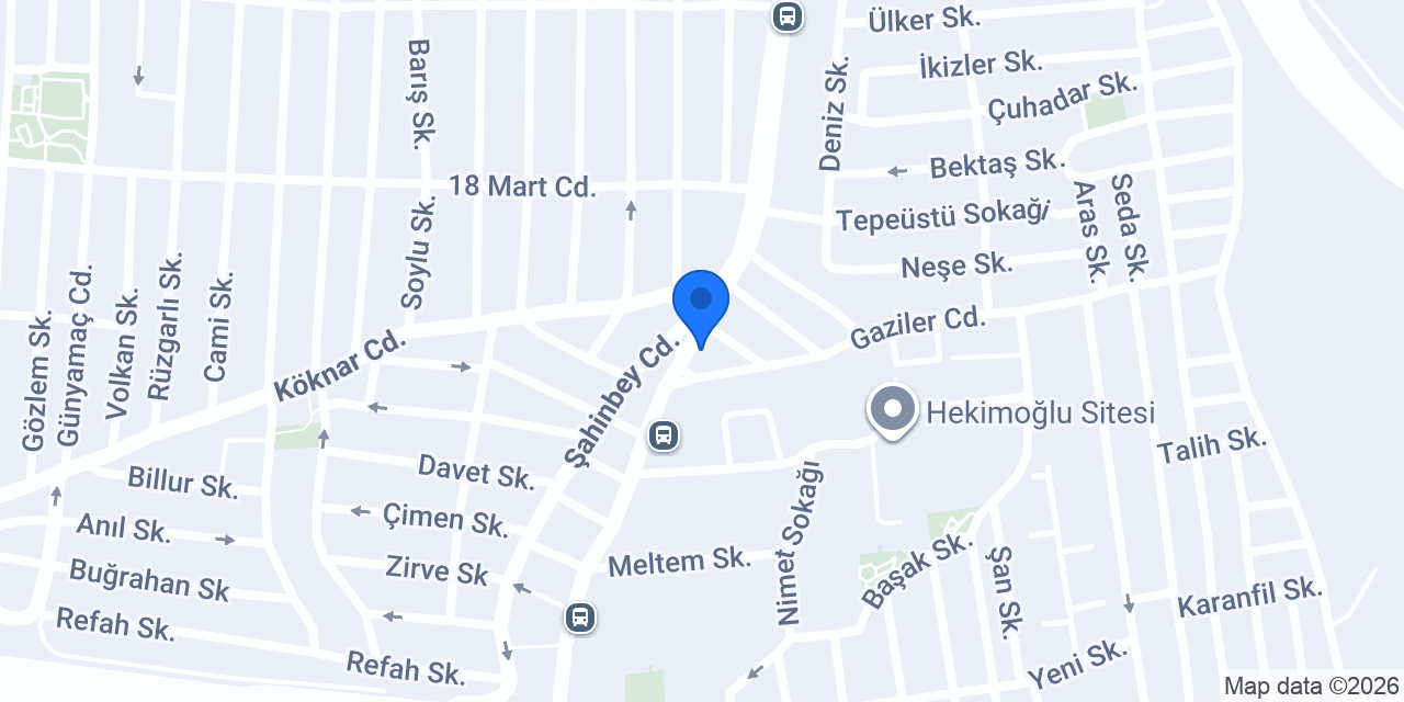 Tatbak Çekmeköy Şubesi konumu