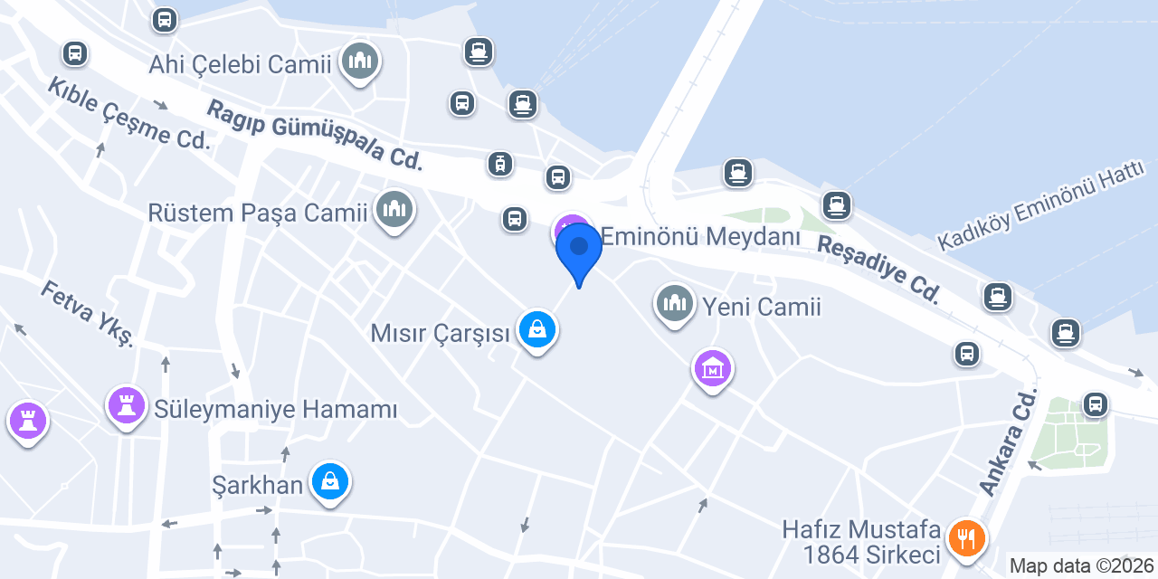 İnci Et Pazarı konumu