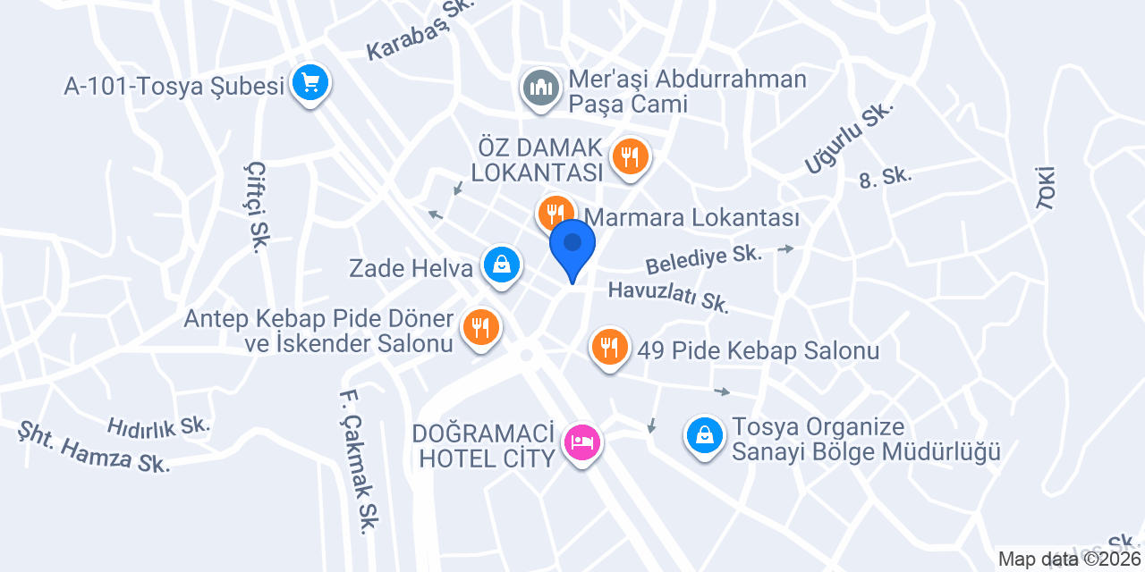 Güven taksi Ayhan kurtcuoğlu konumu