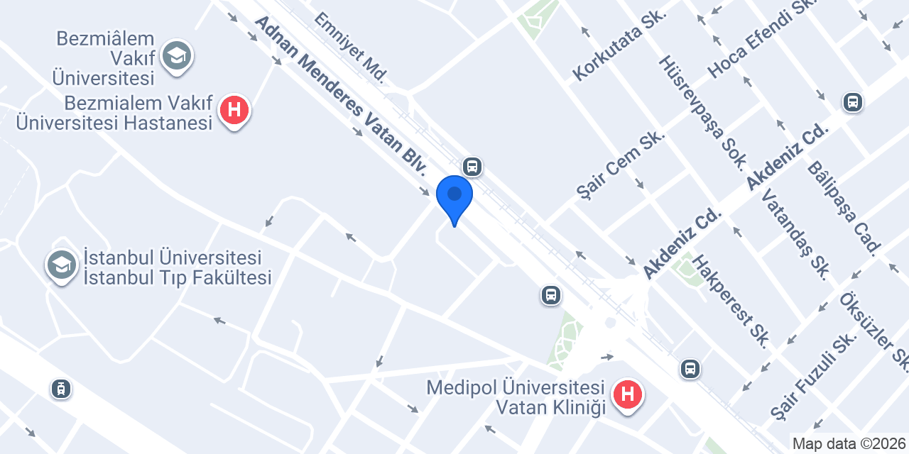 Fasuli Vatan Caddesi konumu