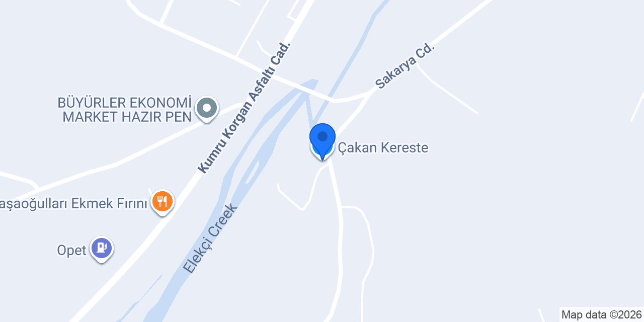 Çakan Kereste konumu