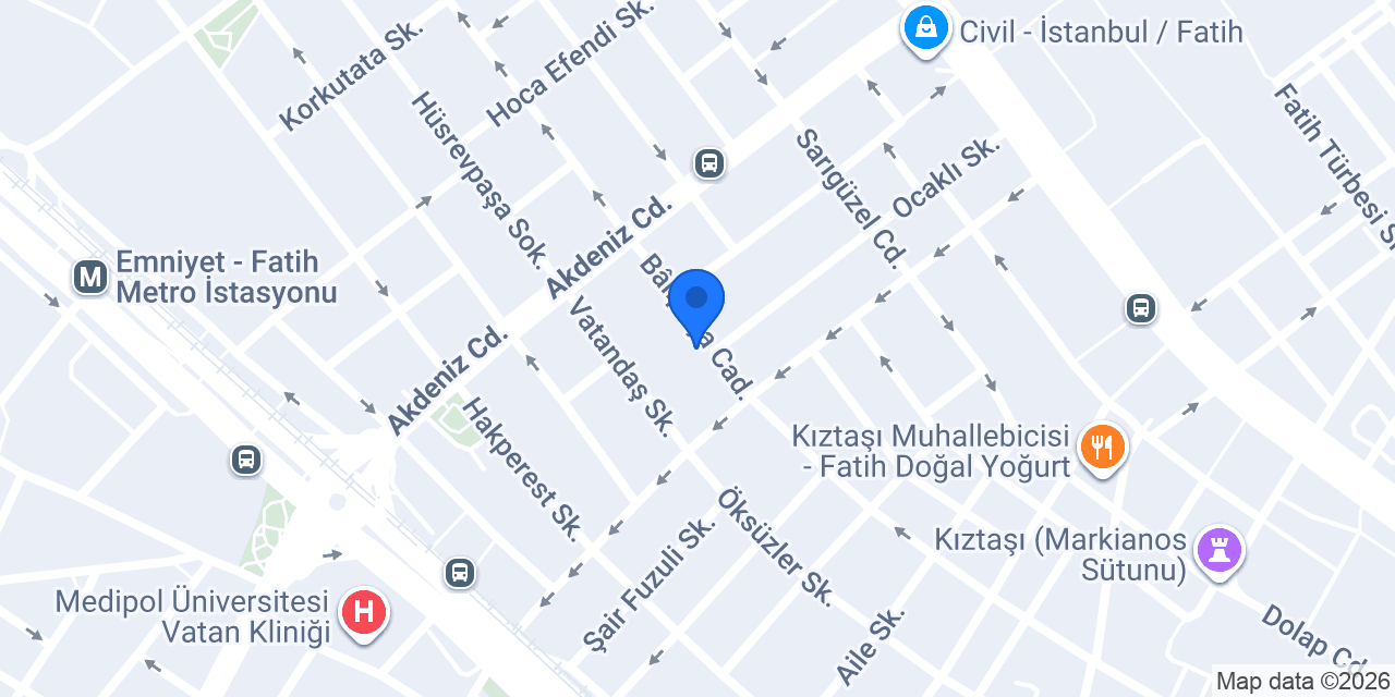 SMMM Bayram Bayır konumu