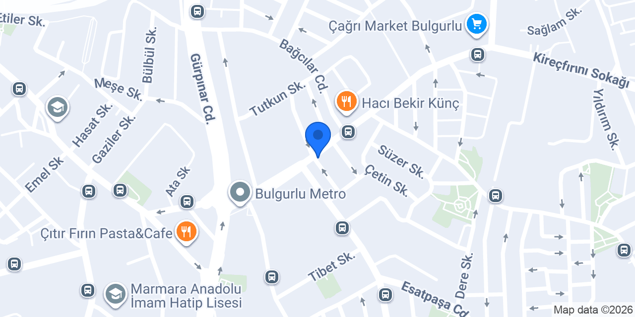 ÜSKÜDAR ARTI SÜRÜCÜ KURSU konumu