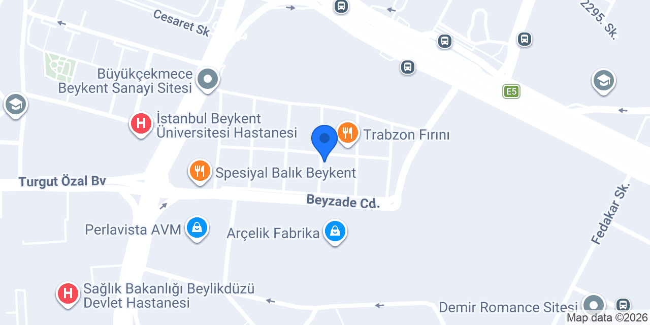 DÜZLEM YAPI PROJE İNŞAAT A.Ş. konumu