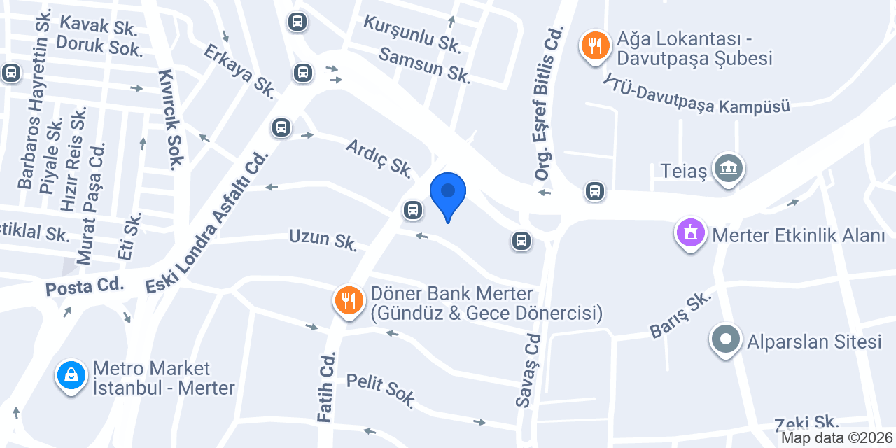 BGT Tekstil merter konumu