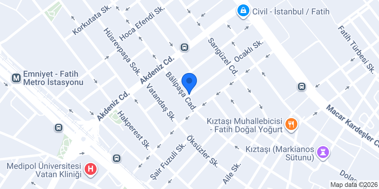 Çağdaş Lokantası konumu