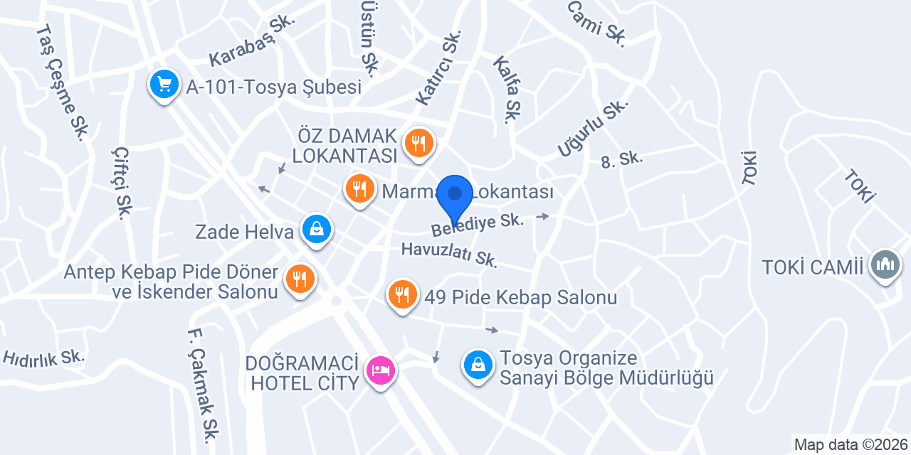 Çikolata Marketi konumu