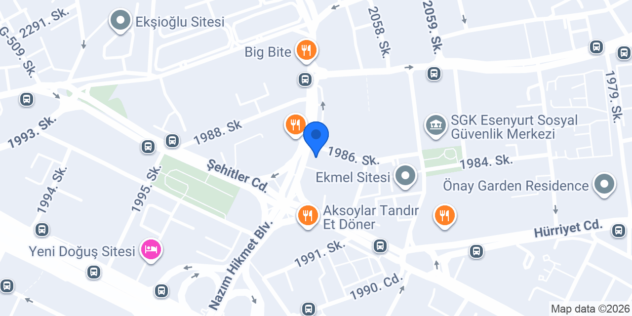 Cambridge Academy - Beylikdüzü konumu