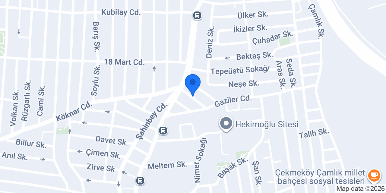 Çekmeköy Arslan Elektrik konumu