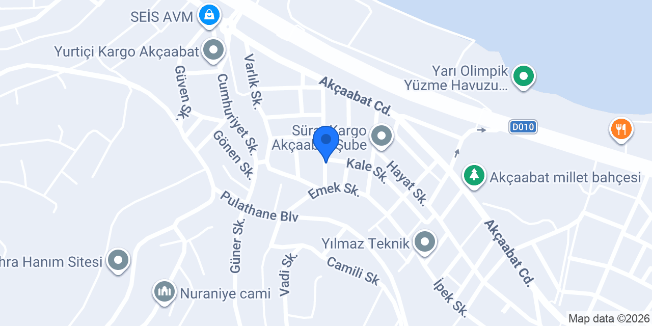 Akay Sigorta Akçaabat konumu