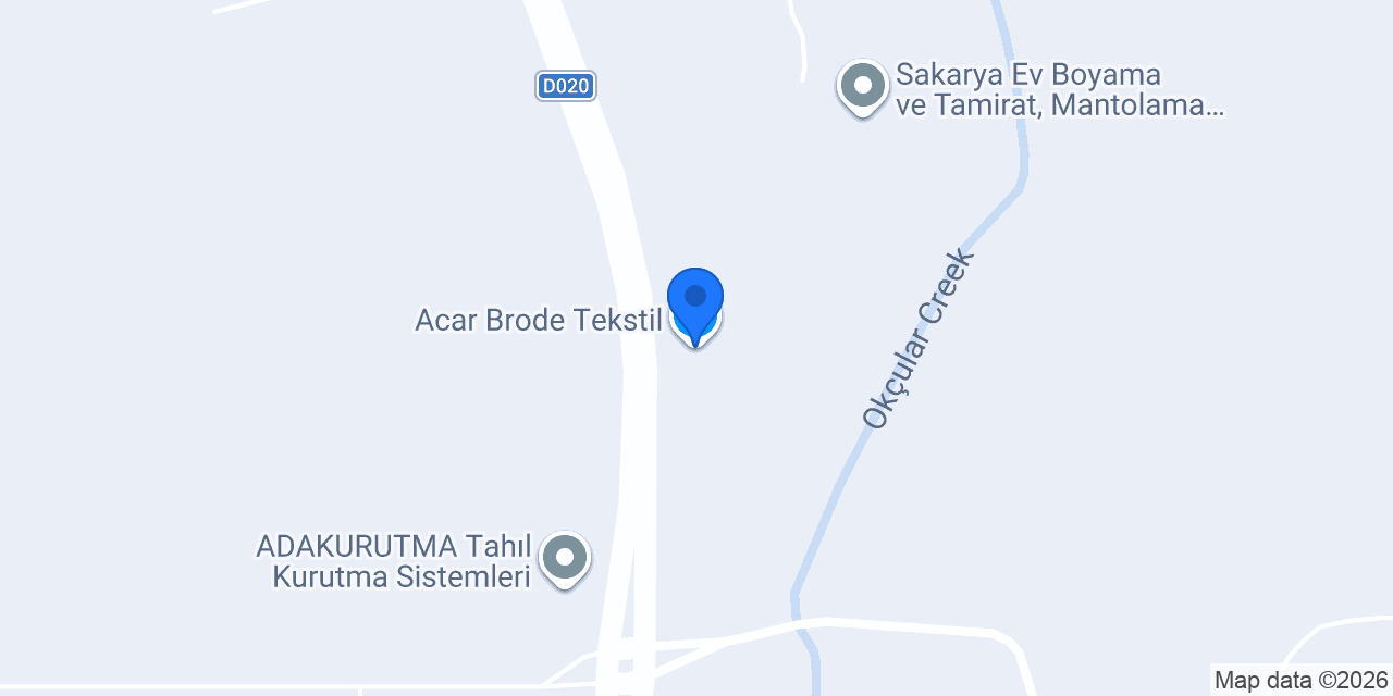 Acar Brode Tekstil konumu
