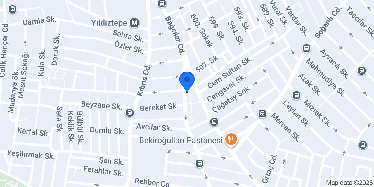 Bahçelievler Elektrikçisi konumu