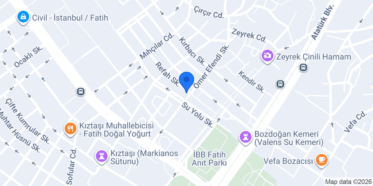 Dondurmacı Yunus Fatih İstanbul konumu