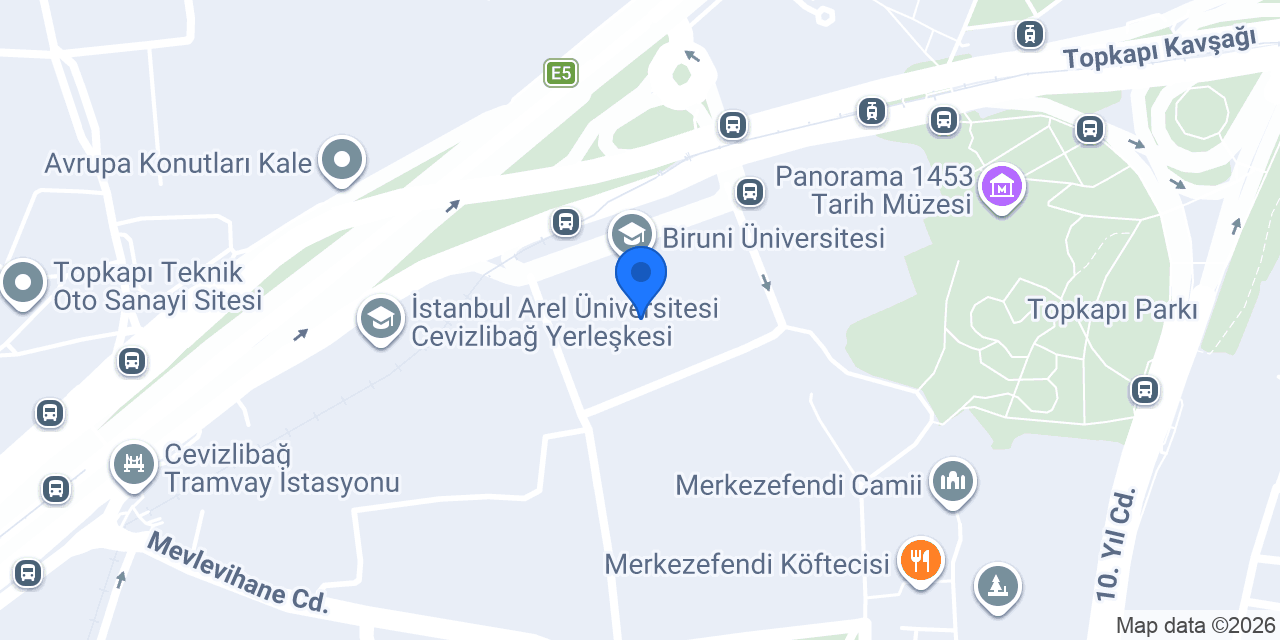 Biruni BookStore konumu