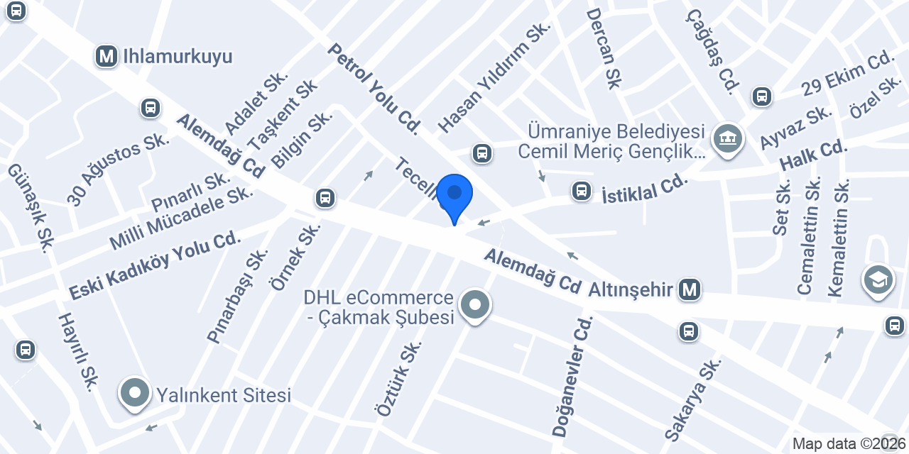 Helvacı Ali Dudullu konumu