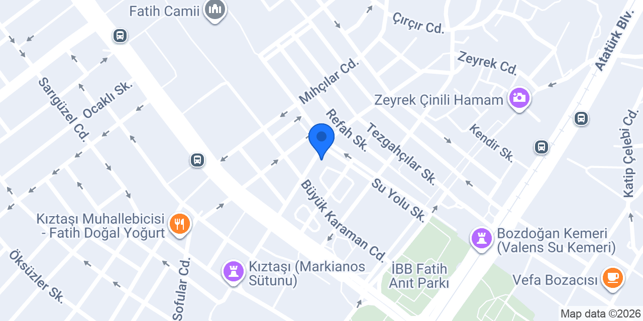 özfatihotomotiv konumu