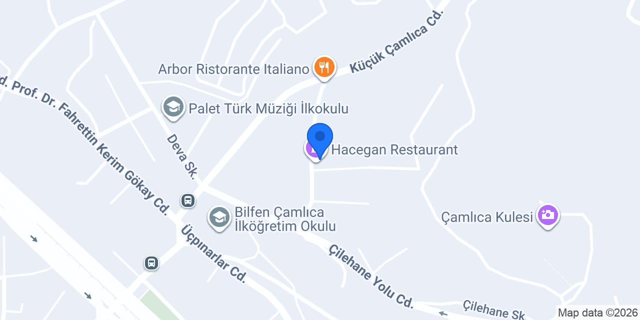 Çamlıca Restaurant konumu