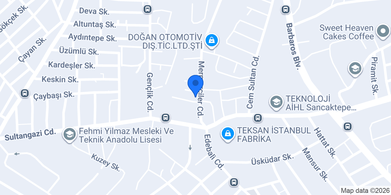 Mentaş Mermer konumu