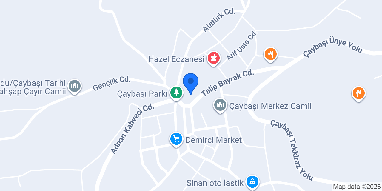 Cantürk Eczanesi konumu