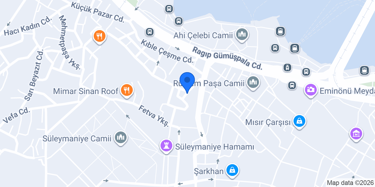 Cepaxesuar Eminönü konumu