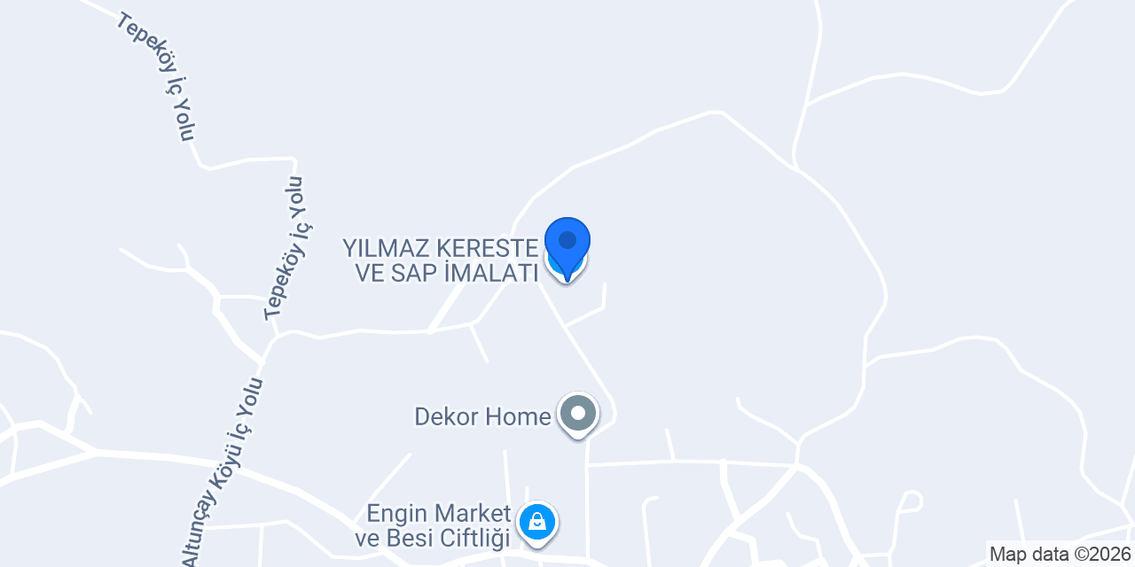 YILMAZ KERESTE VE SAP İMALATI konumu