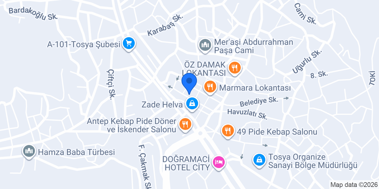 EMİRAY OPTİK konumu