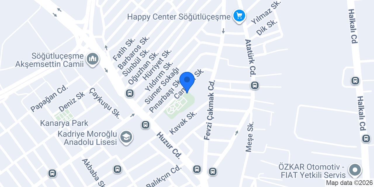 Ptt Söğütlüçeşme Şubesi konumu