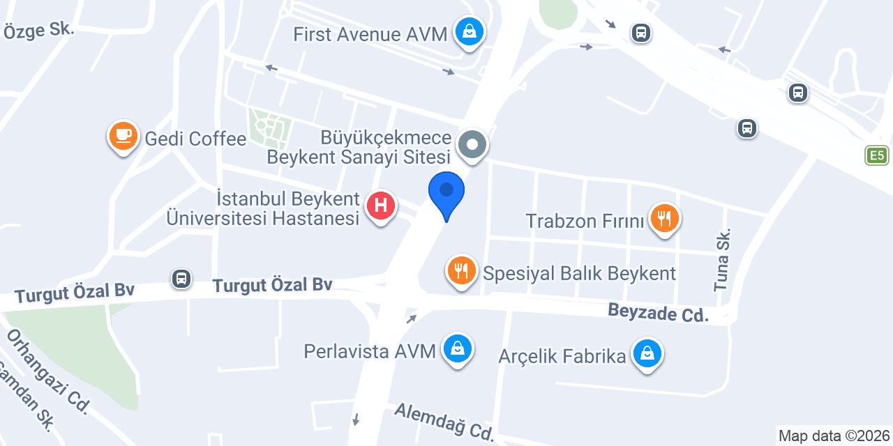 TEB Beykent Şubesi konumu