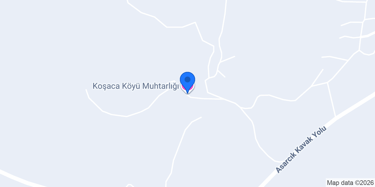 Koşaca Köyü Muhtarlığı konumu