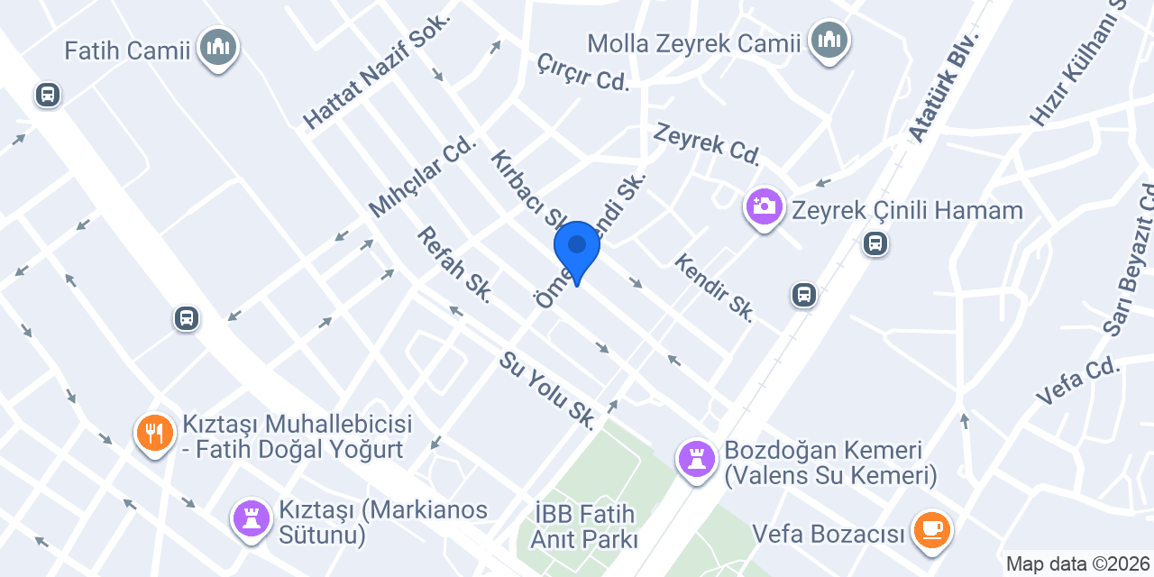 İstanbul Hacamat & Sülük konumu