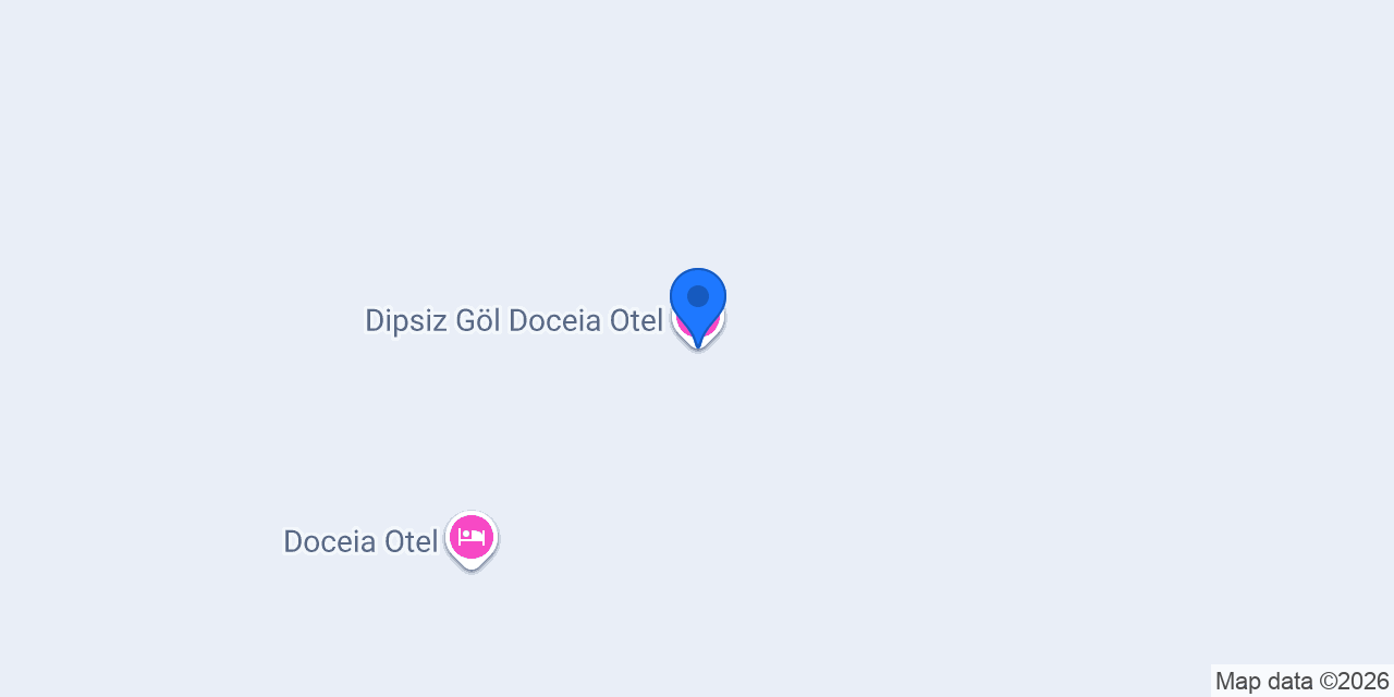 Dipsiz Göl Doceia Otel konumu