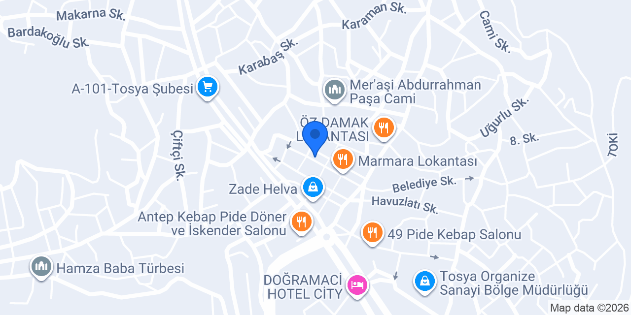 Tonbul Köfte Salonu konumu